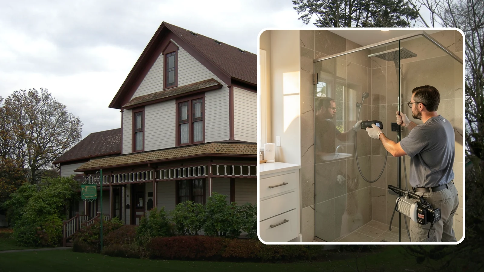 Steam Shower Installation in Sumner, Pierce County, WA - A steam shower installation seals your enclosure and adds a generator for a home spa experience.