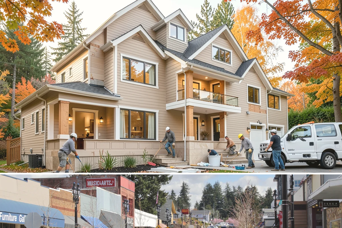 Steel Framing in Bothell, King County, WA - Steel framing is unaffected by weather and installs year-round, making it a dependable choice during the long Western Washington...