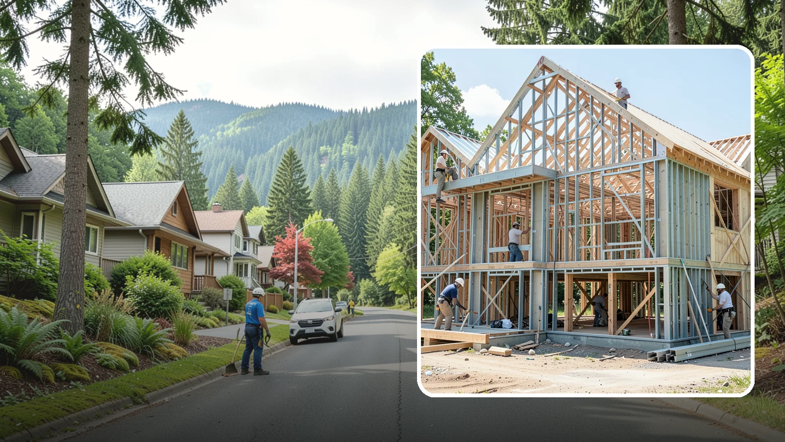 Steel Framing in Darrington, Snohomish County, WA - We install cold-formed and structural steel framing where longer spans, fire resistance, or strength demand more than wood.