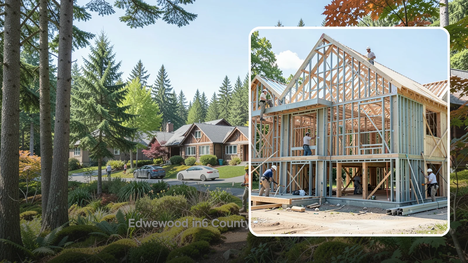 Steel Framing in Edgewood, Pierce County, WA - We install cold-formed and structural steel framing where longer spans, fire resistance, or strength demand more than wood.