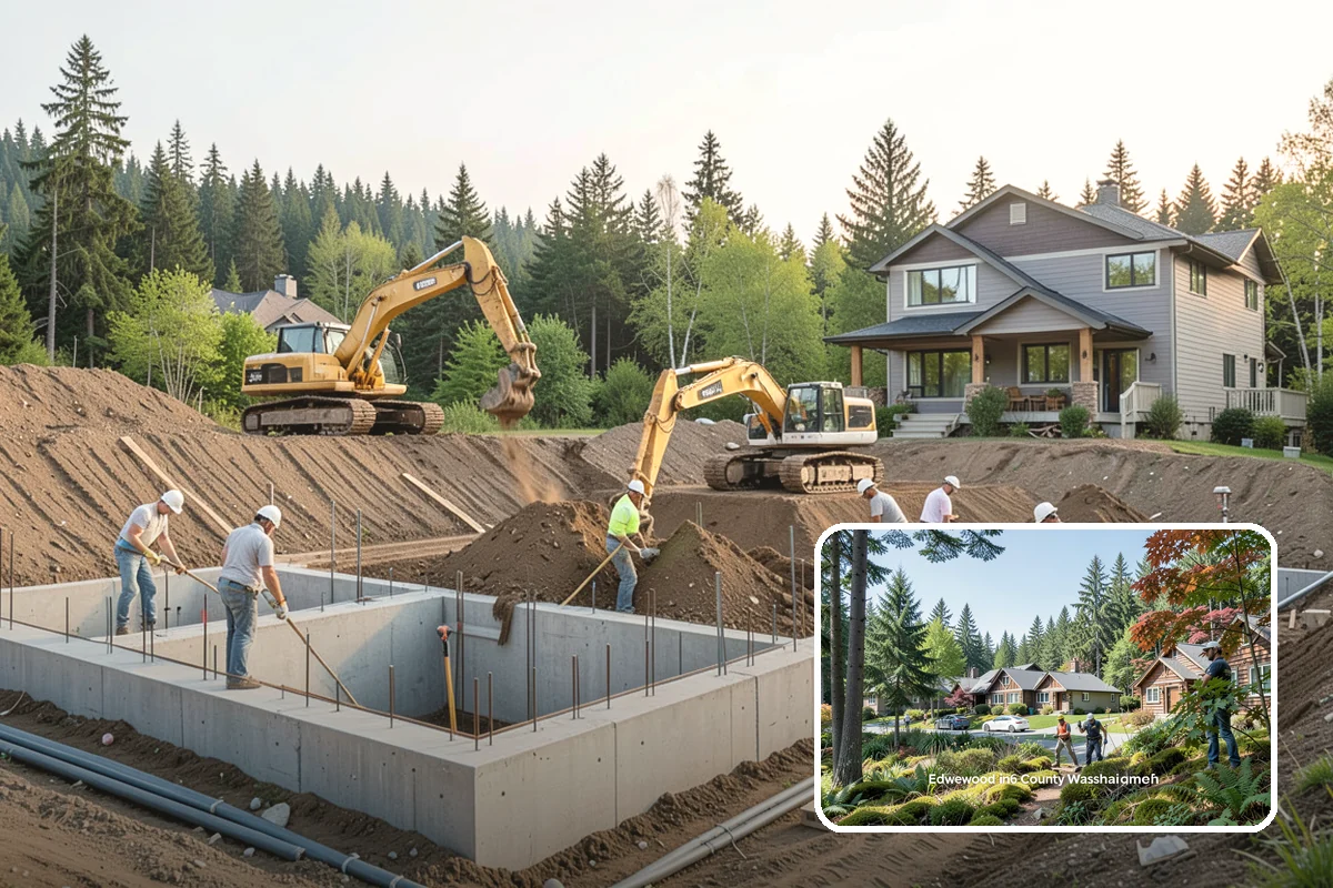 Steel Framing in Edgewood, Pierce County, WA - Long clear spans without intermediate posts