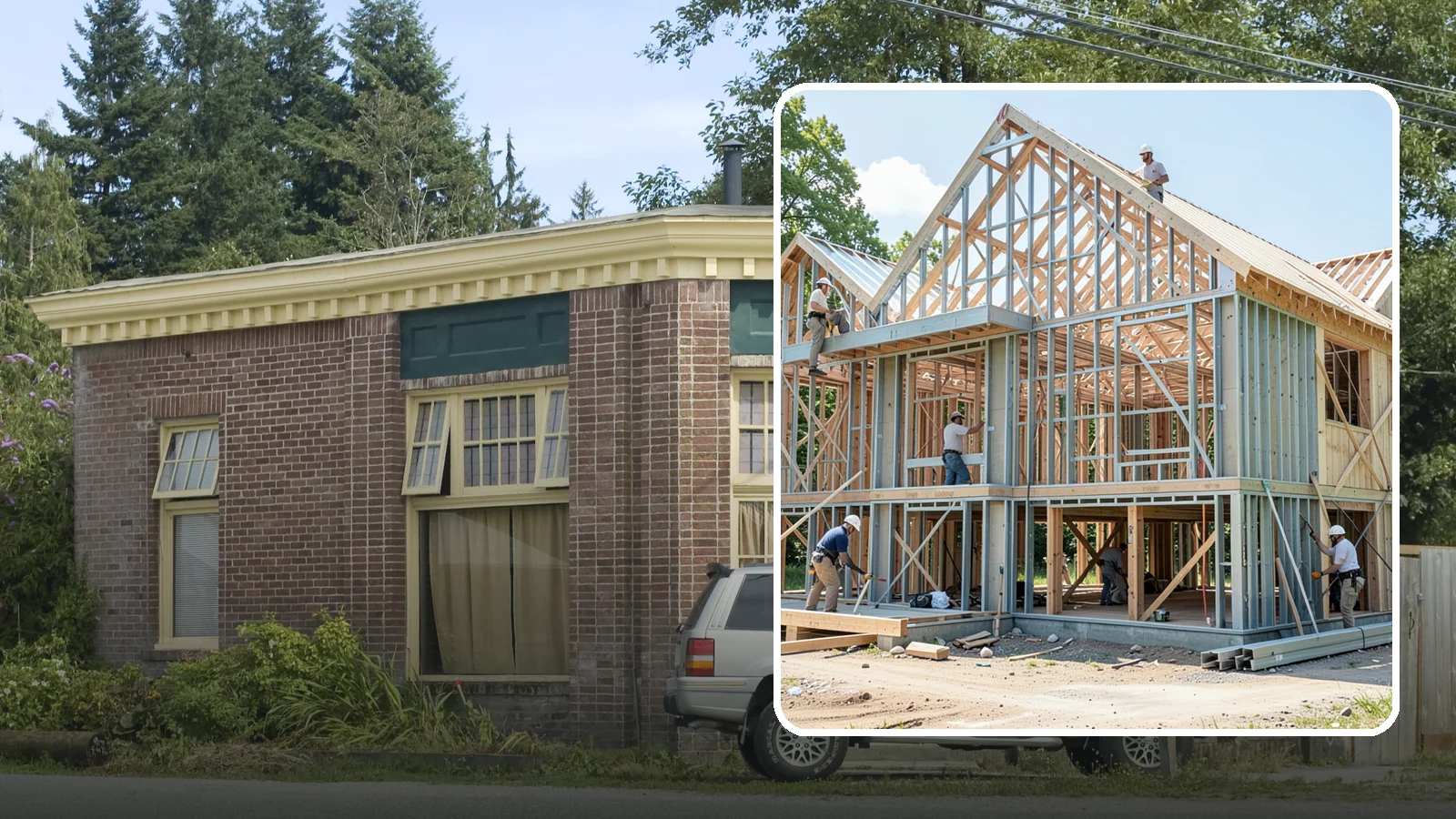 Steel Framing in Hamilton, Skagit County, WA - We install cold-formed and structural steel framing where longer spans, fire resistance, or strength demand more than wood.