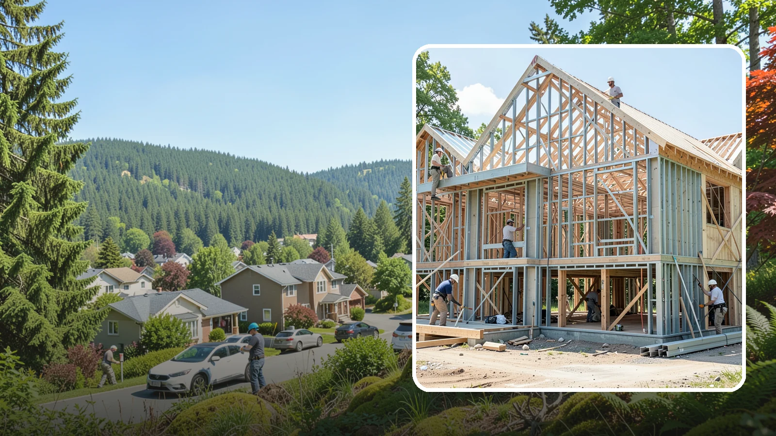 Steel Framing in Index, Snohomish County, WA - We install cold-formed and structural steel framing where longer spans, fire resistance, or strength demand more than wood.