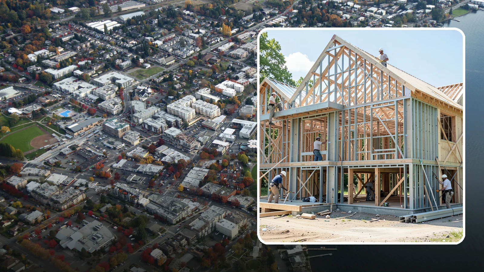 Steel Framing in Kirkland, King County, WA - We install cold-formed and structural steel framing where longer spans, fire resistance, or strength demand more than wood.