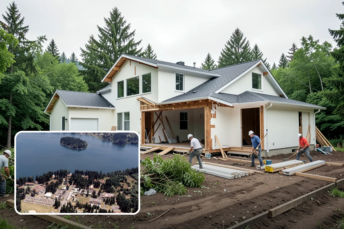 Steel Framing in Lakewood, Pierce County, WA - Long clear spans without intermediate posts