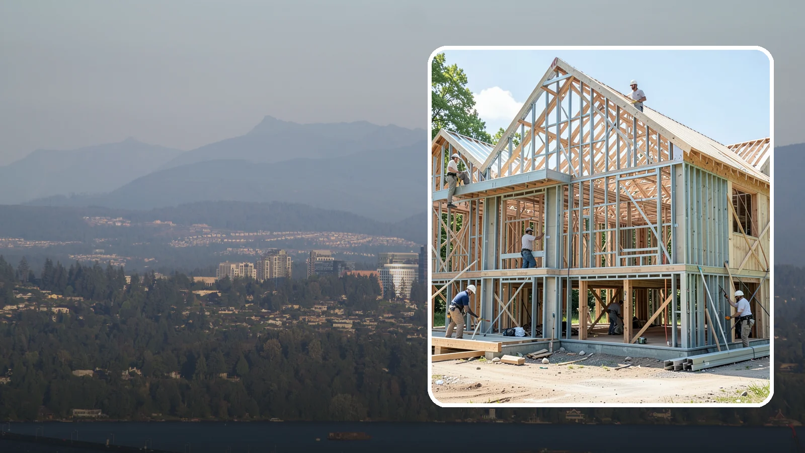 Steel Framing in Medina, King County, WA - We install cold-formed and structural steel framing where longer spans, fire resistance, or strength demand more than wood.
