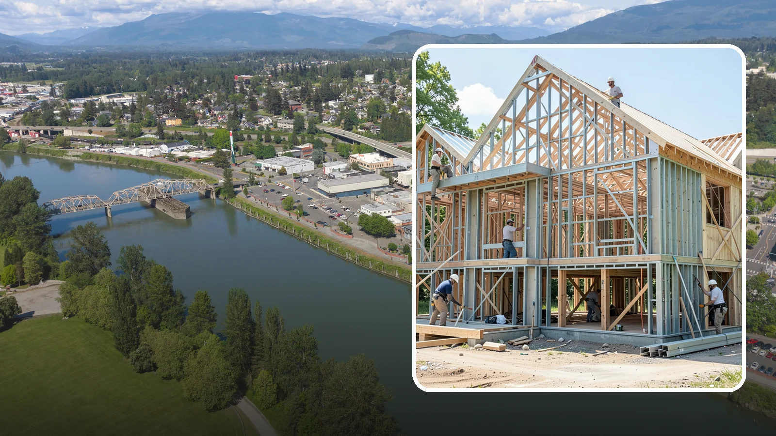 Steel Framing in Mount Vernon, Skagit County, WA - We install cold-formed and structural steel framing where longer spans, fire resistance, or strength demand more than wood.