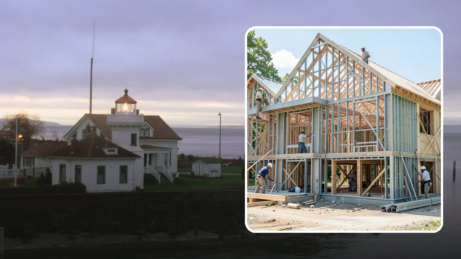 Steel Framing in Mukilteo, Snohomish County, WA - We install cold-formed and structural steel framing where longer spans, fire resistance, or strength demand more than wood.