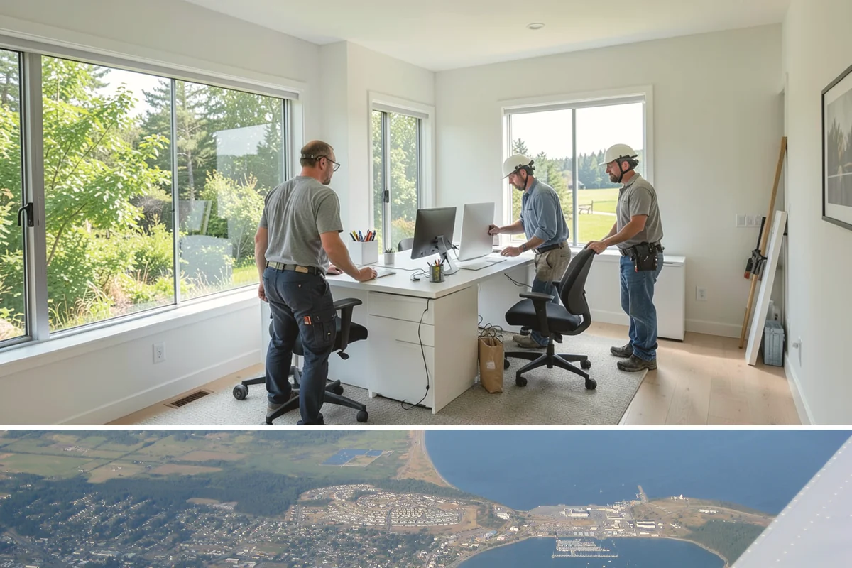 Steel Framing in Oak Harbor, Island County, WA - Steel framing is unaffected by weather and installs year-round, making it a dependable choice during the long Western Washington...