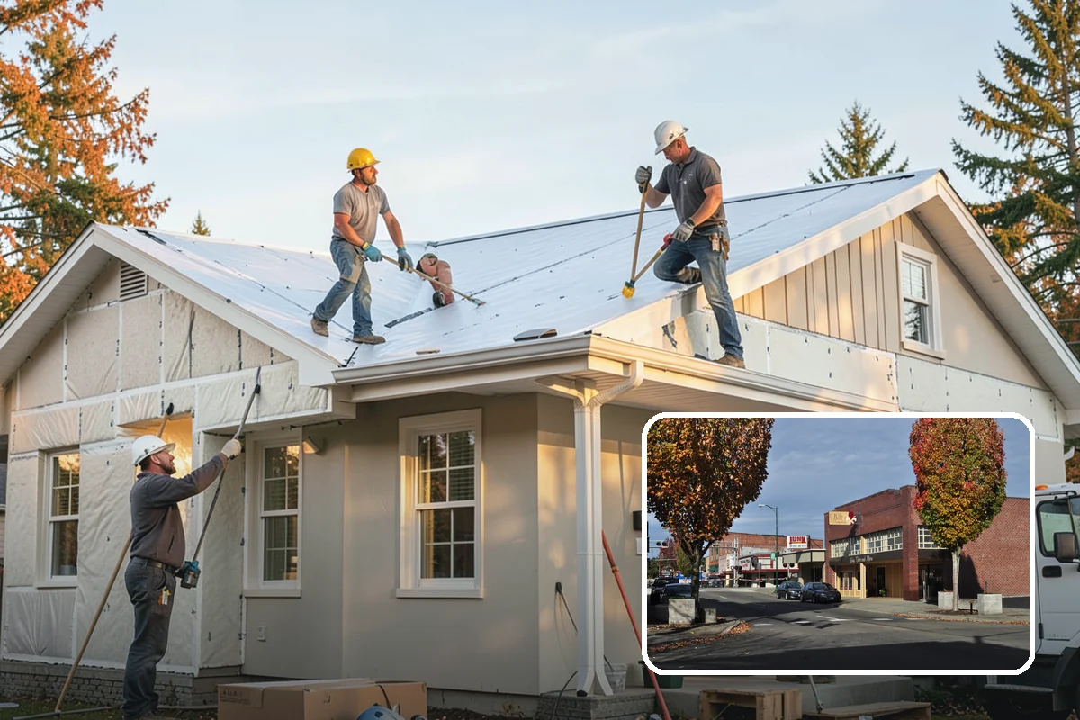 Steel Framing in Puyallup, Pierce County, WA - Long clear spans without intermediate posts