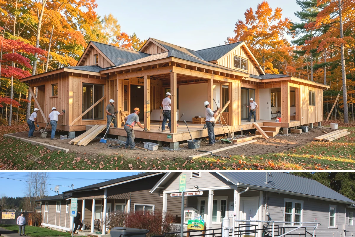 Steel Framing in South Prairie, Pierce County, WA - Steel framing is unaffected by weather and installs year-round, making it a dependable choice during the long Western Washington...