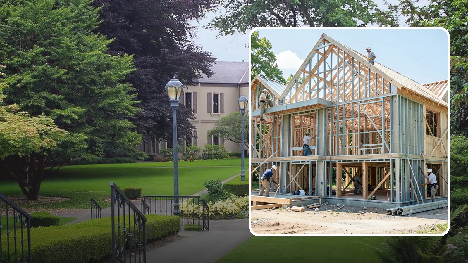 Steel Framing in Woodinville, King County, WA - We install cold-formed and structural steel framing where longer spans, fire resistance, or strength demand more than wood.