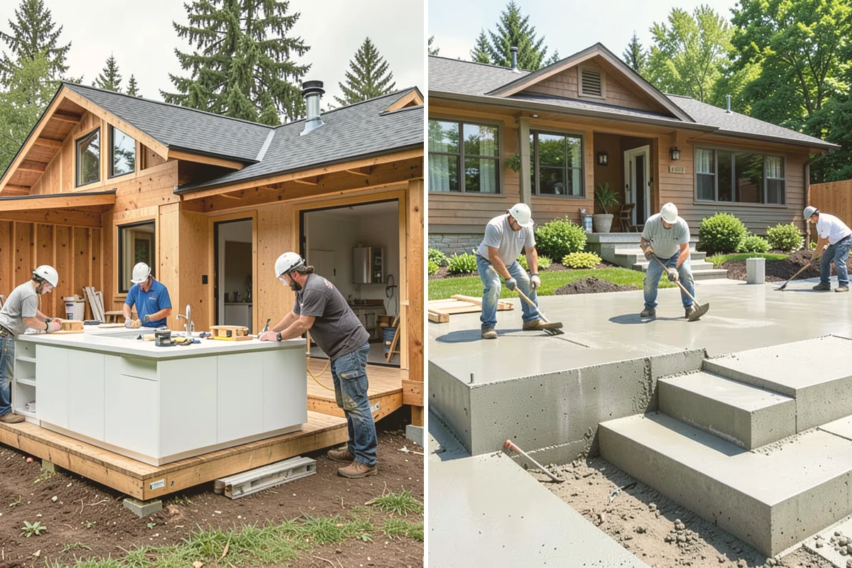 Stem Wall Construction in Bellevue, King County, WA - Confirm footing elevations and lay out the wall lines