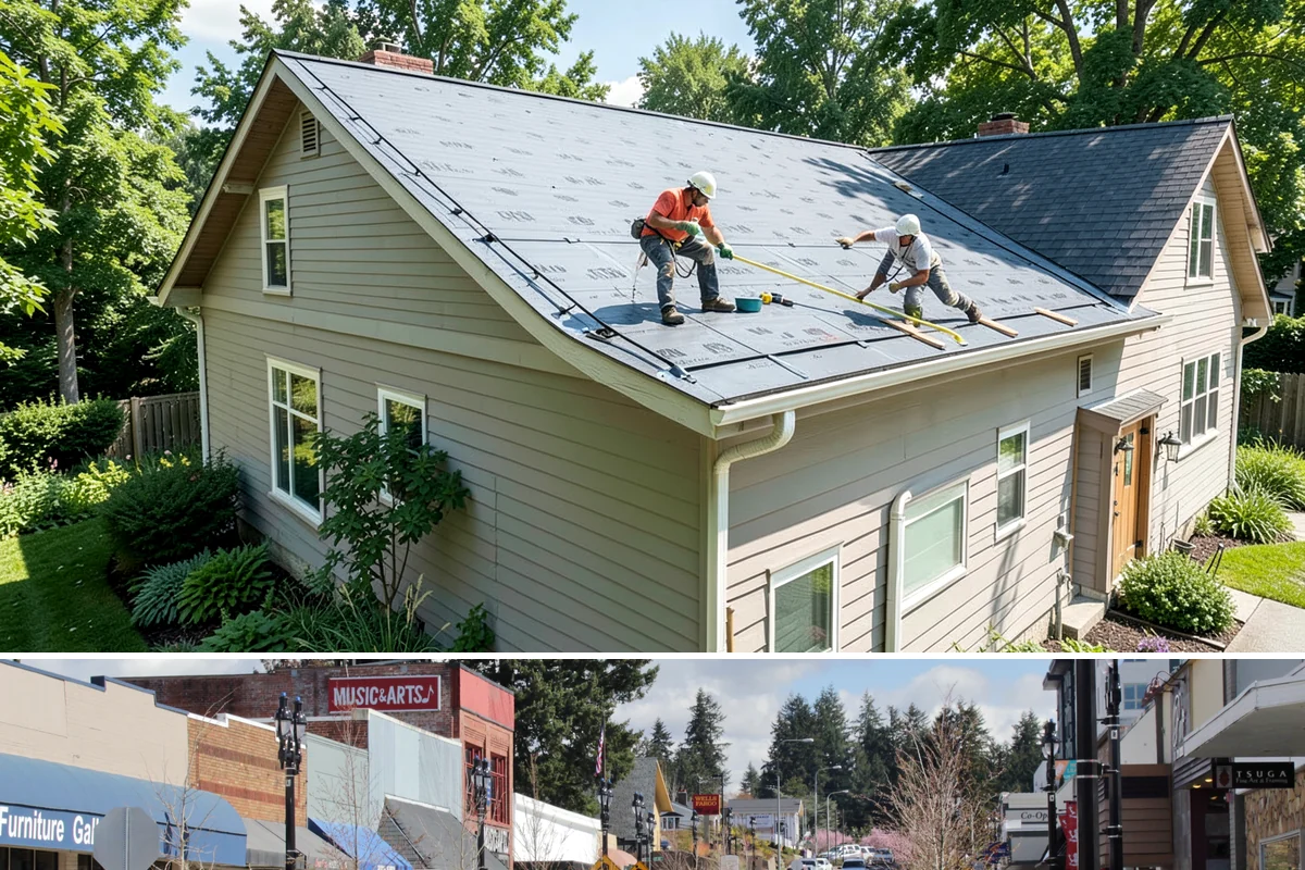 Stem Wall Construction in Bothell, King County, WA - Stem wall pours are scheduled around drier windows and protected from heavy rain so the concrete cures to full strength.