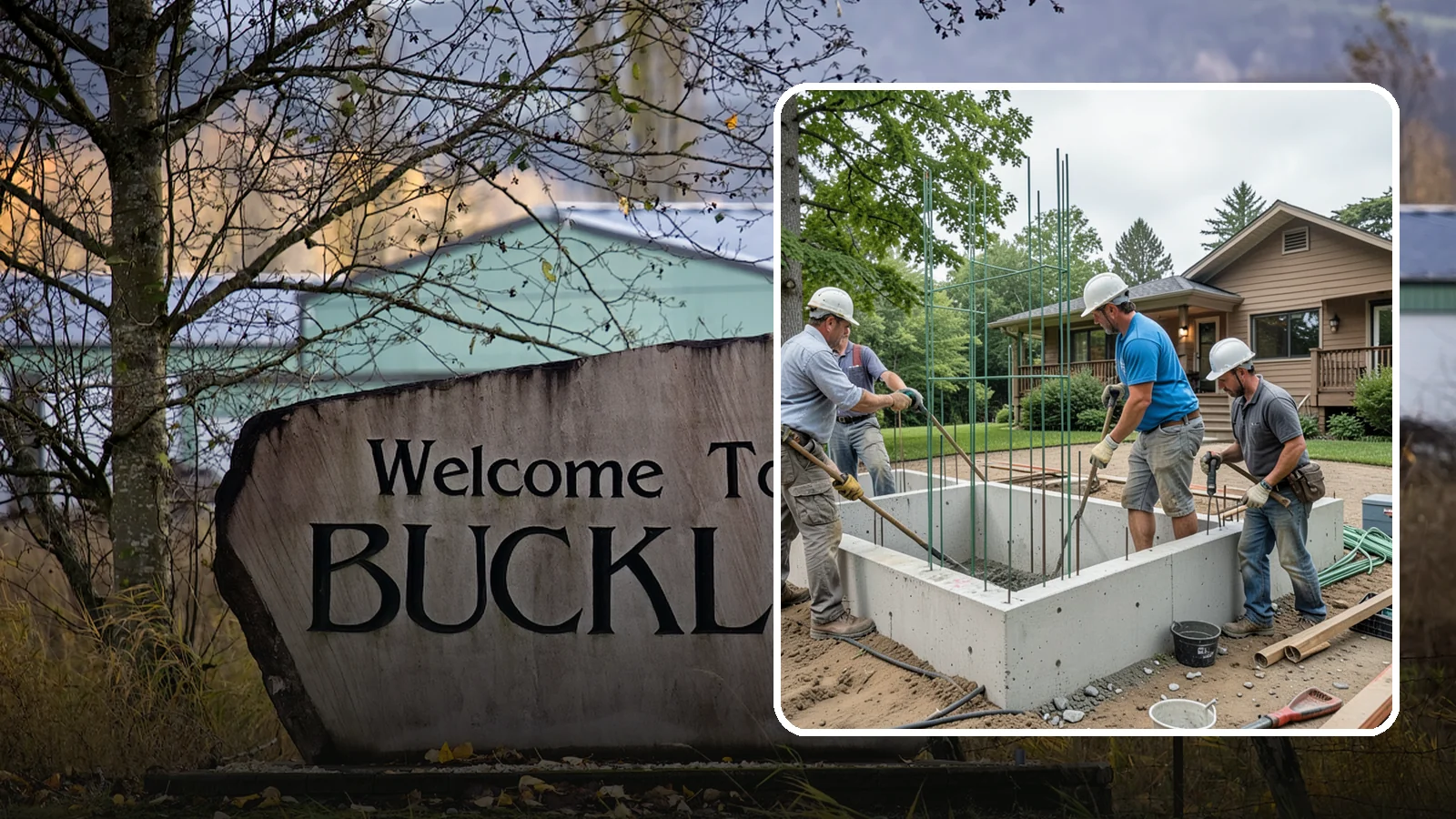 Stem Wall Construction in Buckley, Pierce County, WA - We build reinforced stem walls that carry your home from the footing up to the framed floor above.