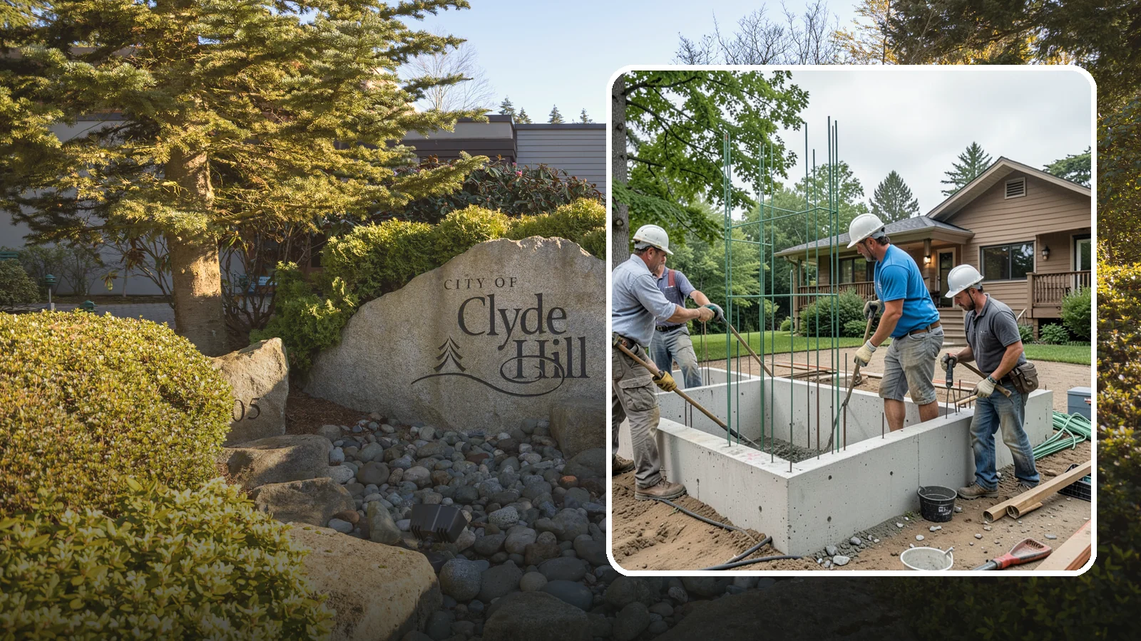 Stem Wall Construction in Clyde Hill, King County, WA - We build reinforced stem walls that carry your home from the footing up to the framed floor above.
