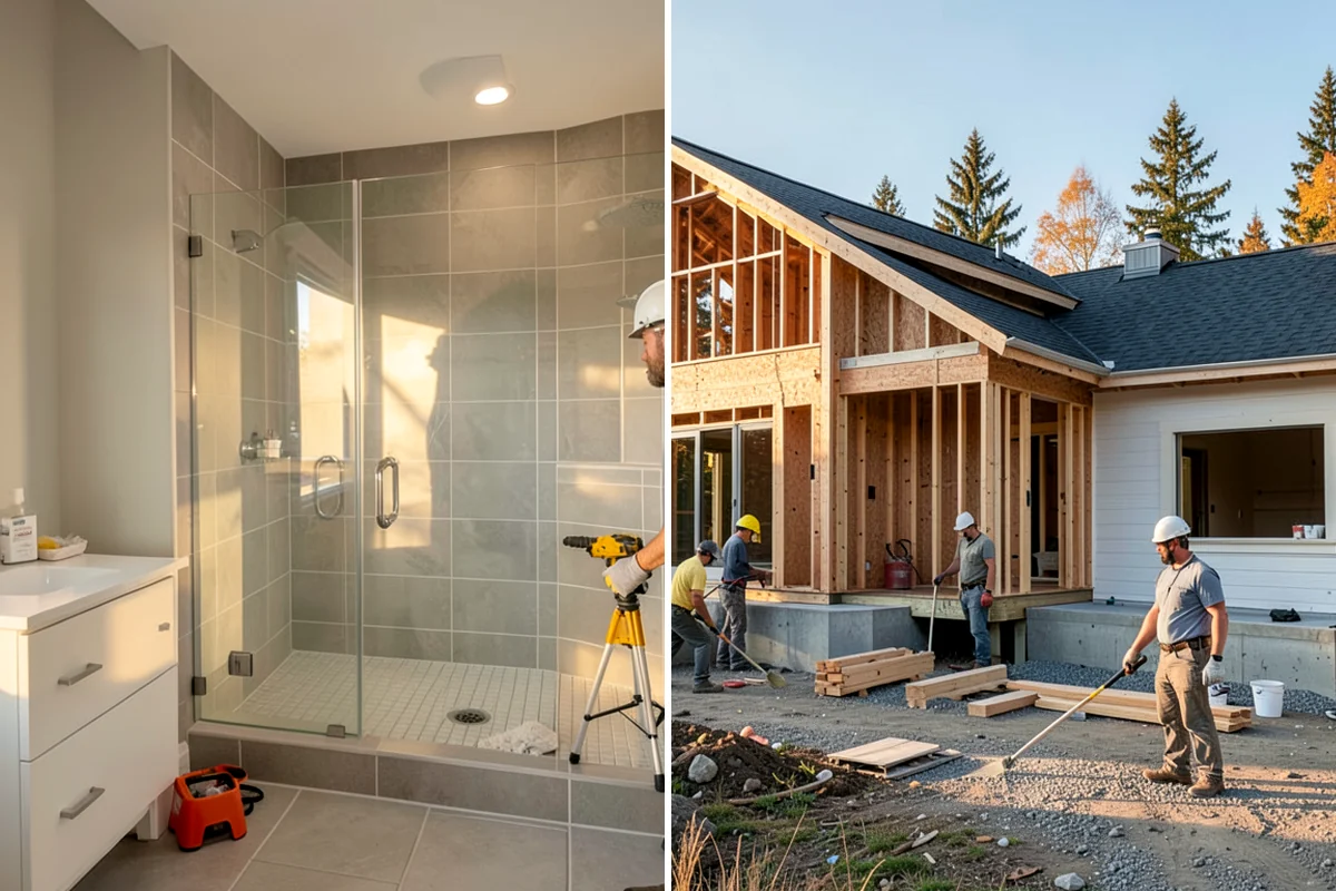 Stem Wall Construction in Clyde Hill, King County, WA - Confirm footing elevations and lay out the wall lines