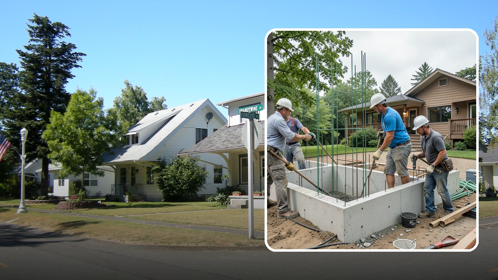 Stem Wall Construction in DuPont, Pierce County, WA - We build reinforced stem walls that carry your home from the footing up to the framed floor above.