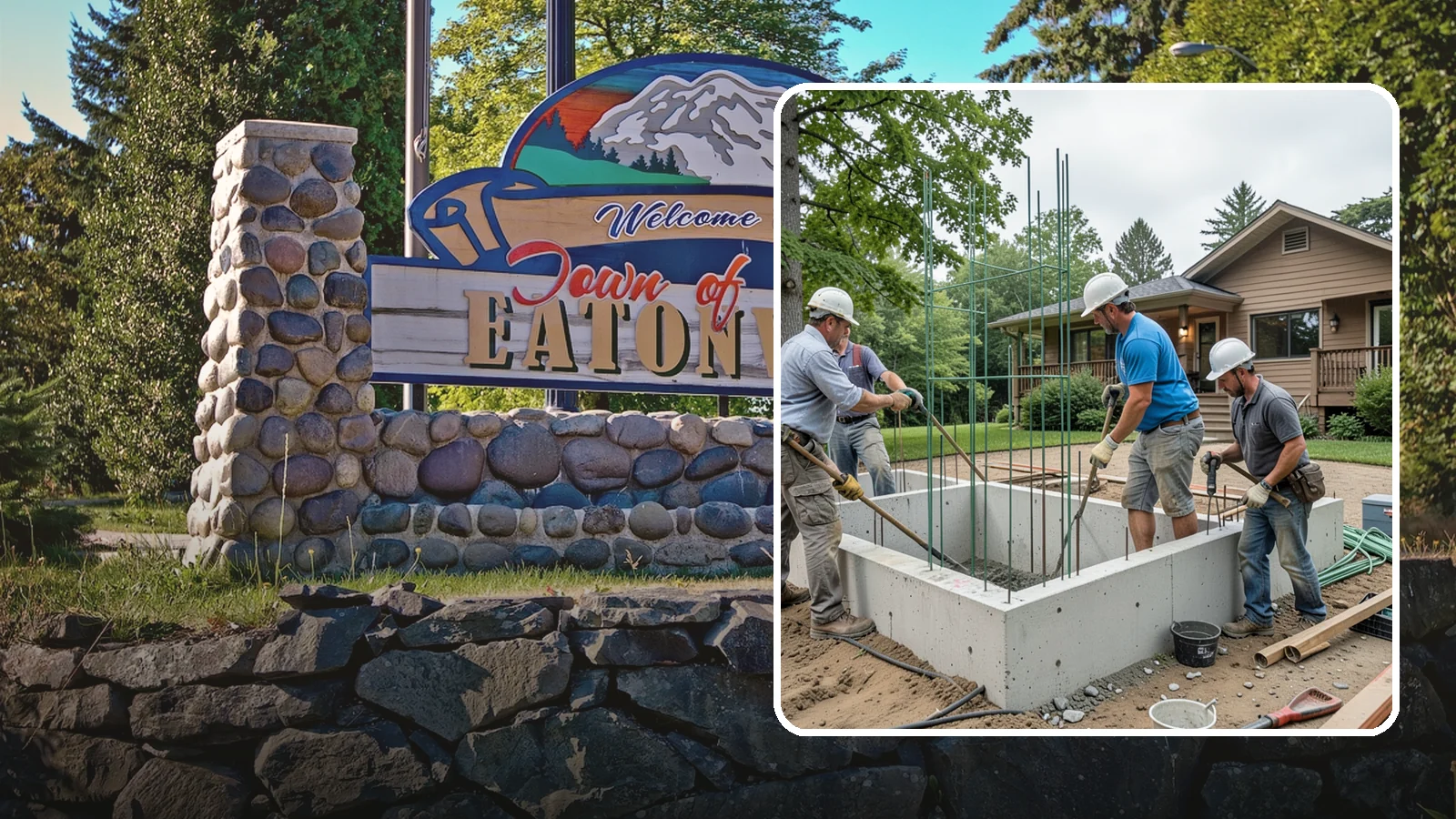 Stem Wall Construction in Eatonville, Pierce County, WA - We build reinforced stem walls that carry your home from the footing up to the framed floor above.
