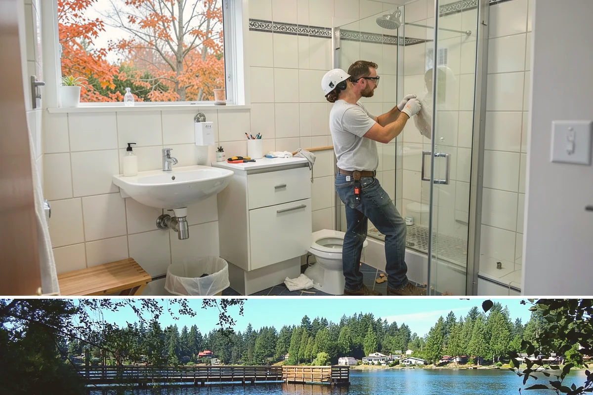 Stem Wall Construction in Federal Way, King County, WA - Stem wall pours are scheduled around drier windows and protected from heavy rain so the concrete cures to full strength.