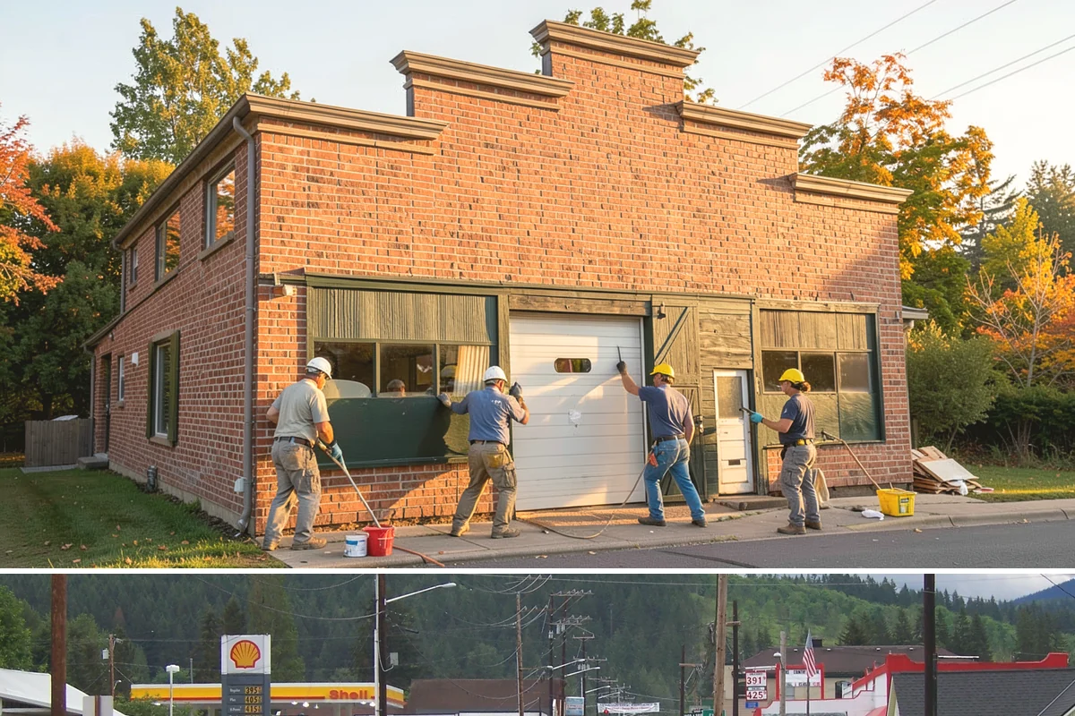 Stem Wall Construction in Granite Falls, Snohomish County, WA - Stem wall pours are scheduled around drier windows and protected from heavy rain so the concrete cures to full strength.