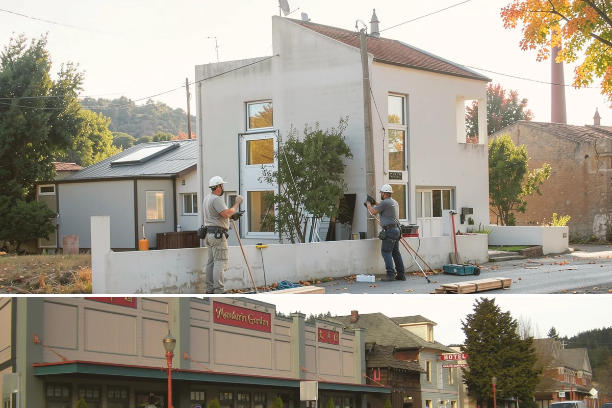 Stem Wall Construction in Issaquah, King County, WA - Stem wall pours are scheduled around drier windows and protected from heavy rain so the concrete cures to full strength.