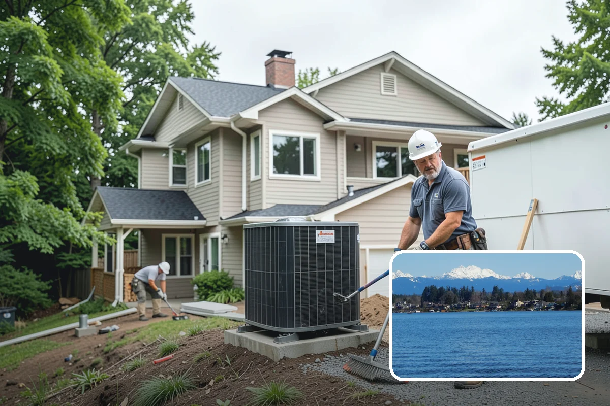 Stem Wall Construction in Lake Stevens, Snohomish County, WA - Framing lifted safely above wet grade and standing water