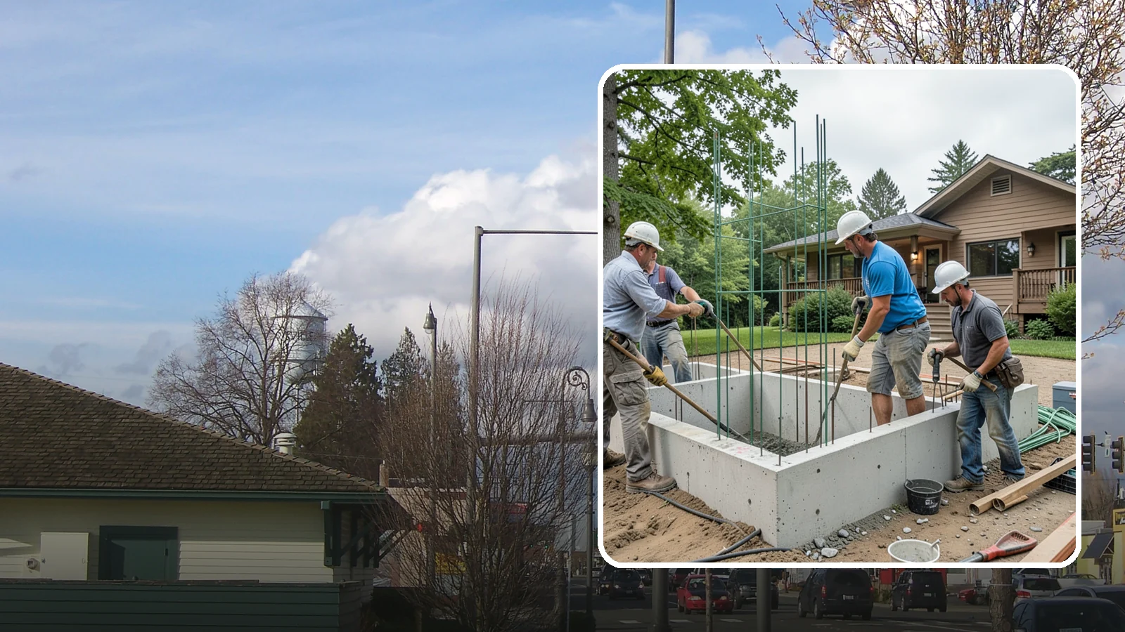 Stem Wall Construction in Marysville, Snohomish County, WA - We build reinforced stem walls that carry your home from the footing up to the framed floor above.