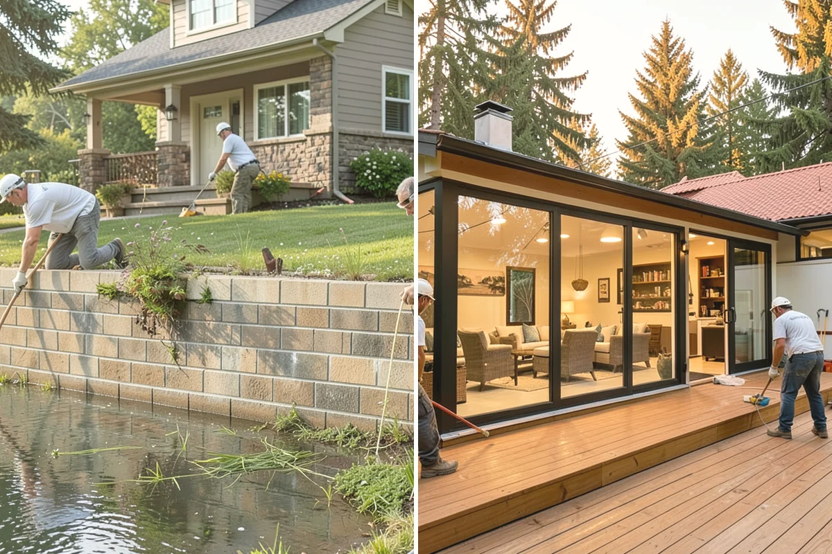 Stem Wall Construction in Mill Creek, Snohomish County, WA - Confirm footing elevations and lay out the wall lines