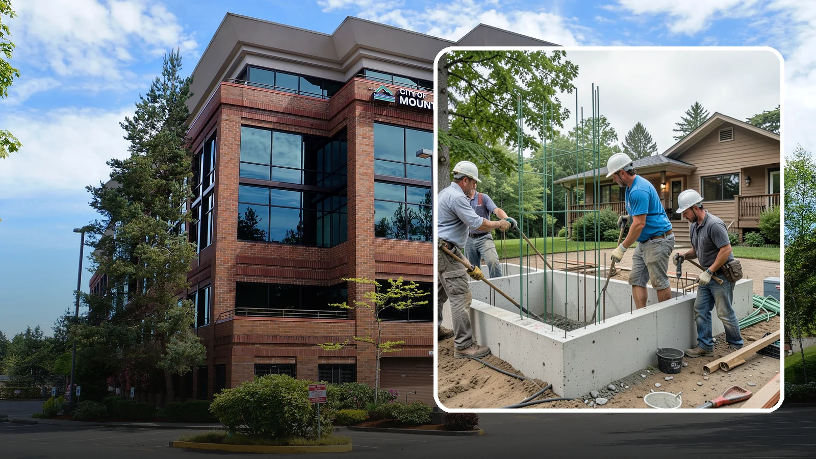 Stem Wall Construction in Mountlake Terrace, Snohomish County, WA - We build reinforced stem walls that carry your home from the footing up to the framed floor above.