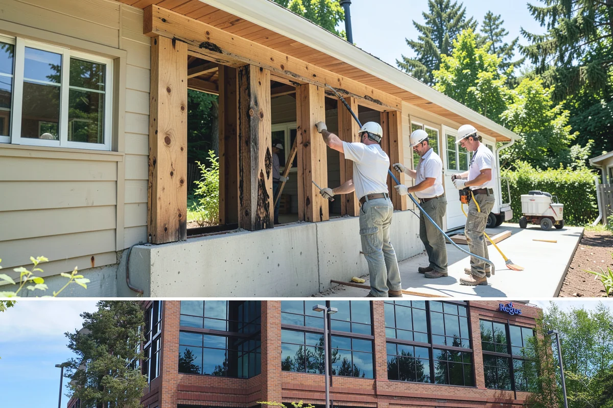 Stem Wall Construction in Mountlake Terrace, Snohomish County, WA - Stem wall pours are scheduled around drier windows and protected from heavy rain so the concrete cures to full strength.