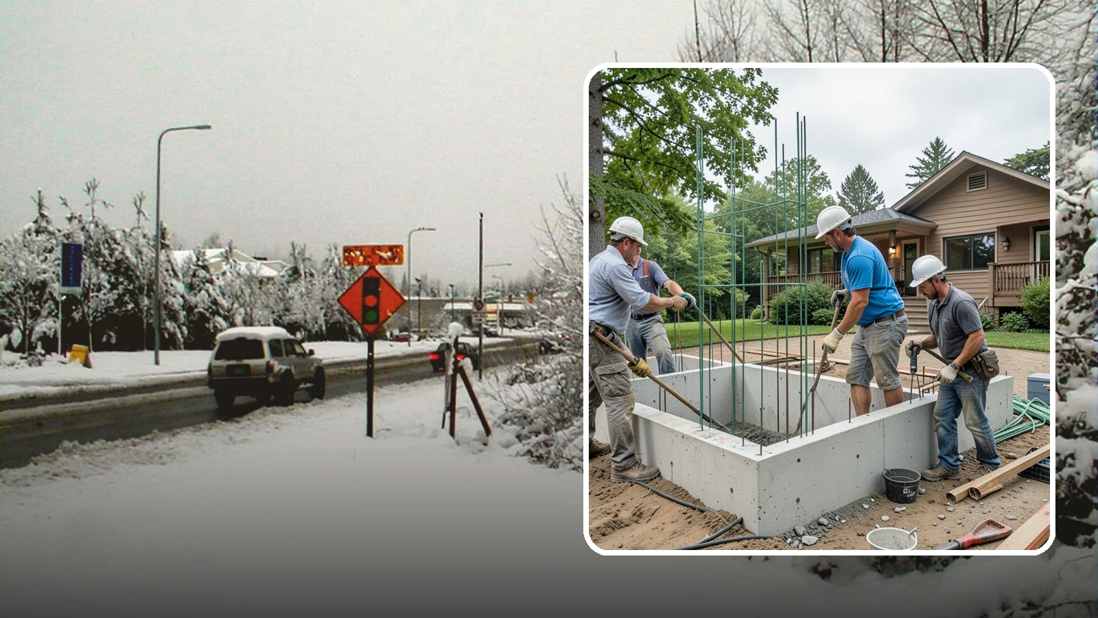 Stem Wall Construction in Newcastle, King County, WA - We build reinforced stem walls that carry your home from the footing up to the framed floor above.