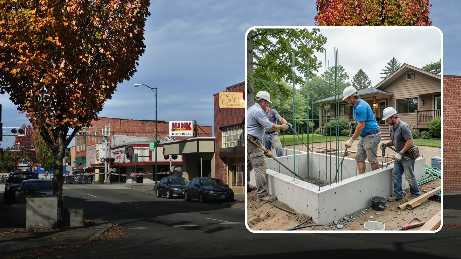 Stem Wall Construction in Puyallup, Pierce County, WA - We build reinforced stem walls that carry your home from the footing up to the framed floor above.