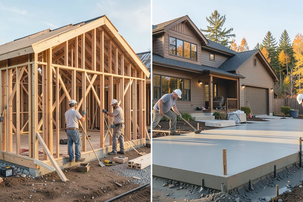 Stem Wall Construction in Roy, Pierce County, WA - Confirm footing elevations and lay out the wall lines