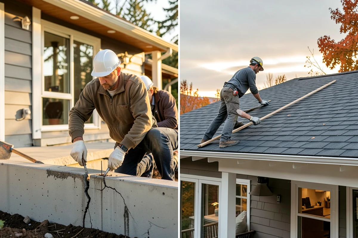 Stem Wall Construction in SeaTac, King County, WA - Confirm footing elevations and lay out the wall lines