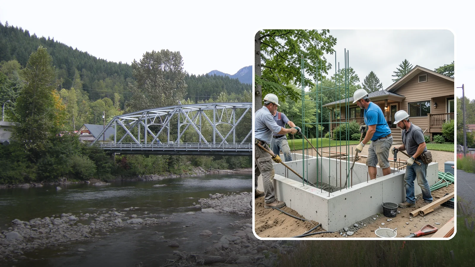 Stem Wall Construction in Skykomish, King County, WA - We build reinforced stem walls that carry your home from the footing up to the framed floor above.