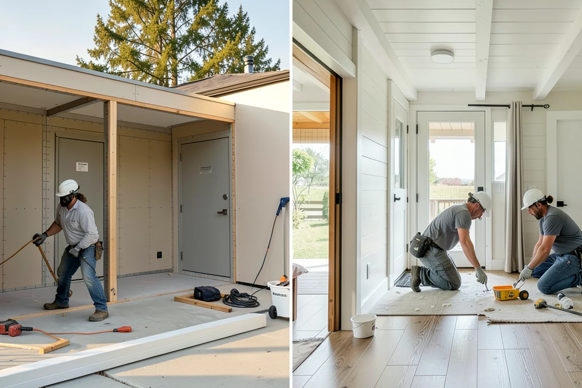 Stem Wall Construction in Snoqualmie, King County, WA - Confirm footing elevations and lay out the wall lines