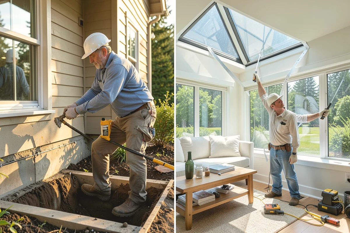 Stem Wall Construction in Tacoma, Pierce County, WA - Confirm footing elevations and lay out the wall lines