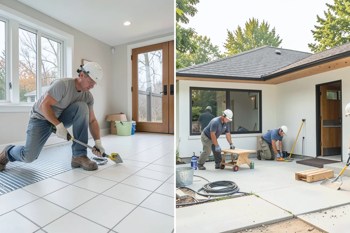 Stem Wall Construction in Woodinville, King County, WA - Confirm footing elevations and lay out the wall lines