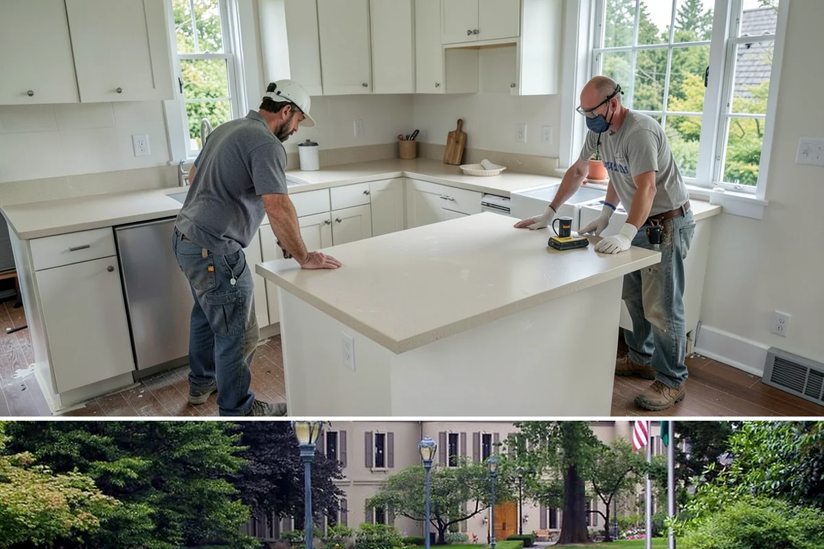 Stem Wall Construction in Woodinville, King County, WA - Stem wall pours are scheduled around drier windows and protected from heavy rain so the concrete cures to full strength.