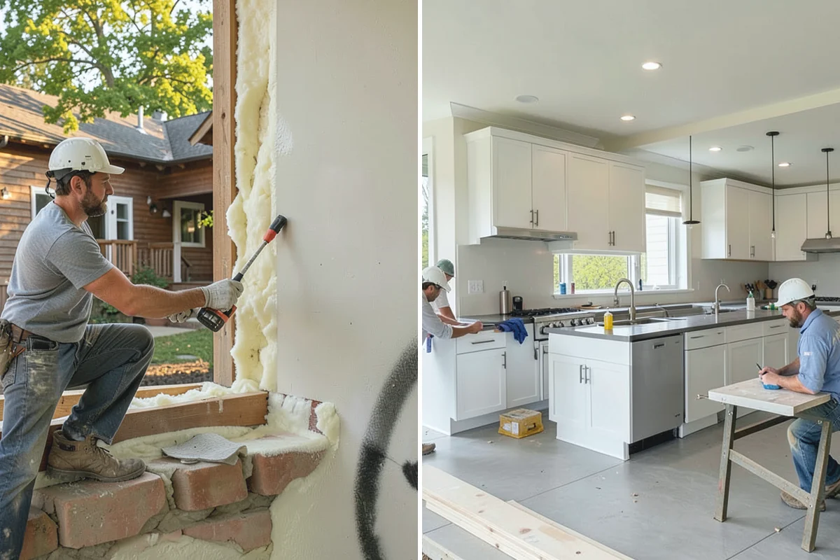 Stone Fireplace Installation in Hamilton, Skagit County, WA - Prepare and moisture-protect the substrate
