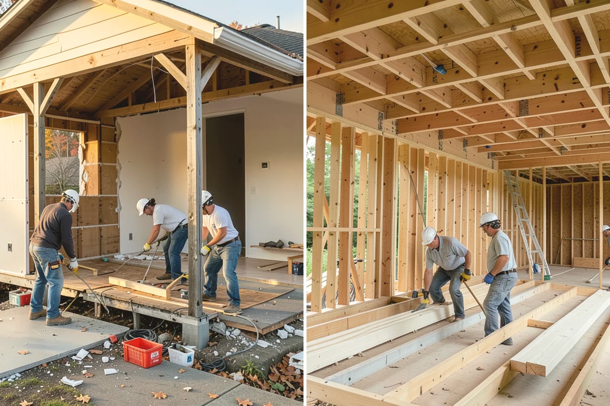 Stone Fireplace Installation in Monroe, Snohomish County, WA - Prepare and moisture-protect the substrate