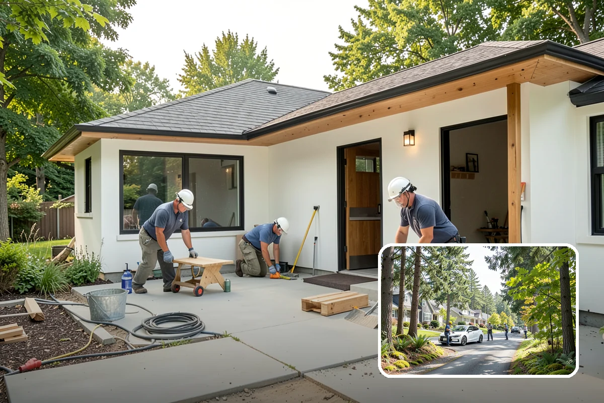 Stone Fireplace Installation in Normandy Park, King County, WA - Natural texture that suits Northwest homes