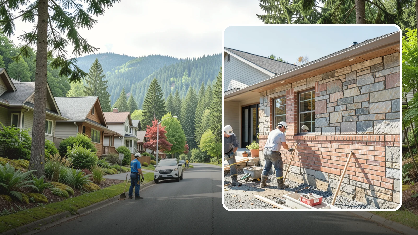 Stone Masonry in Darrington, Snohomish County, WA - Natural stone masonry that brings timeless texture to walls and features while withstanding PNW moisture.