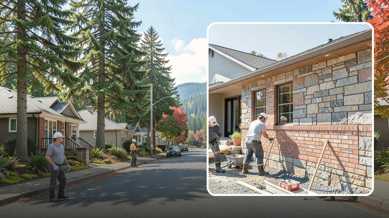 Stone Masonry in Hunts Point, King County, WA - Natural stone masonry that brings timeless texture to walls and features while withstanding PNW moisture.