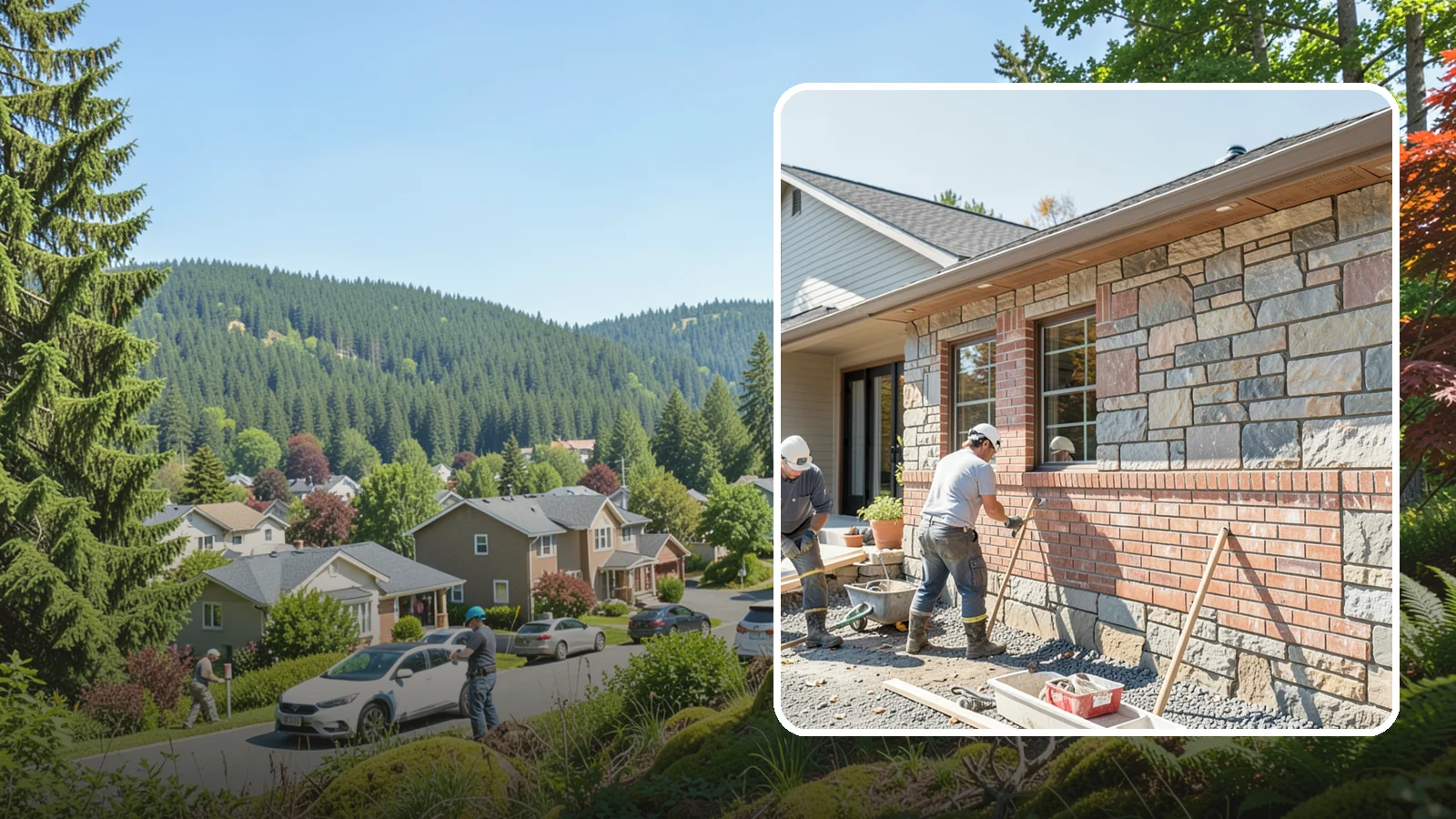 Stone Masonry in Index, Snohomish County, WA - Natural stone masonry that brings timeless texture to walls and features while withstanding PNW moisture.