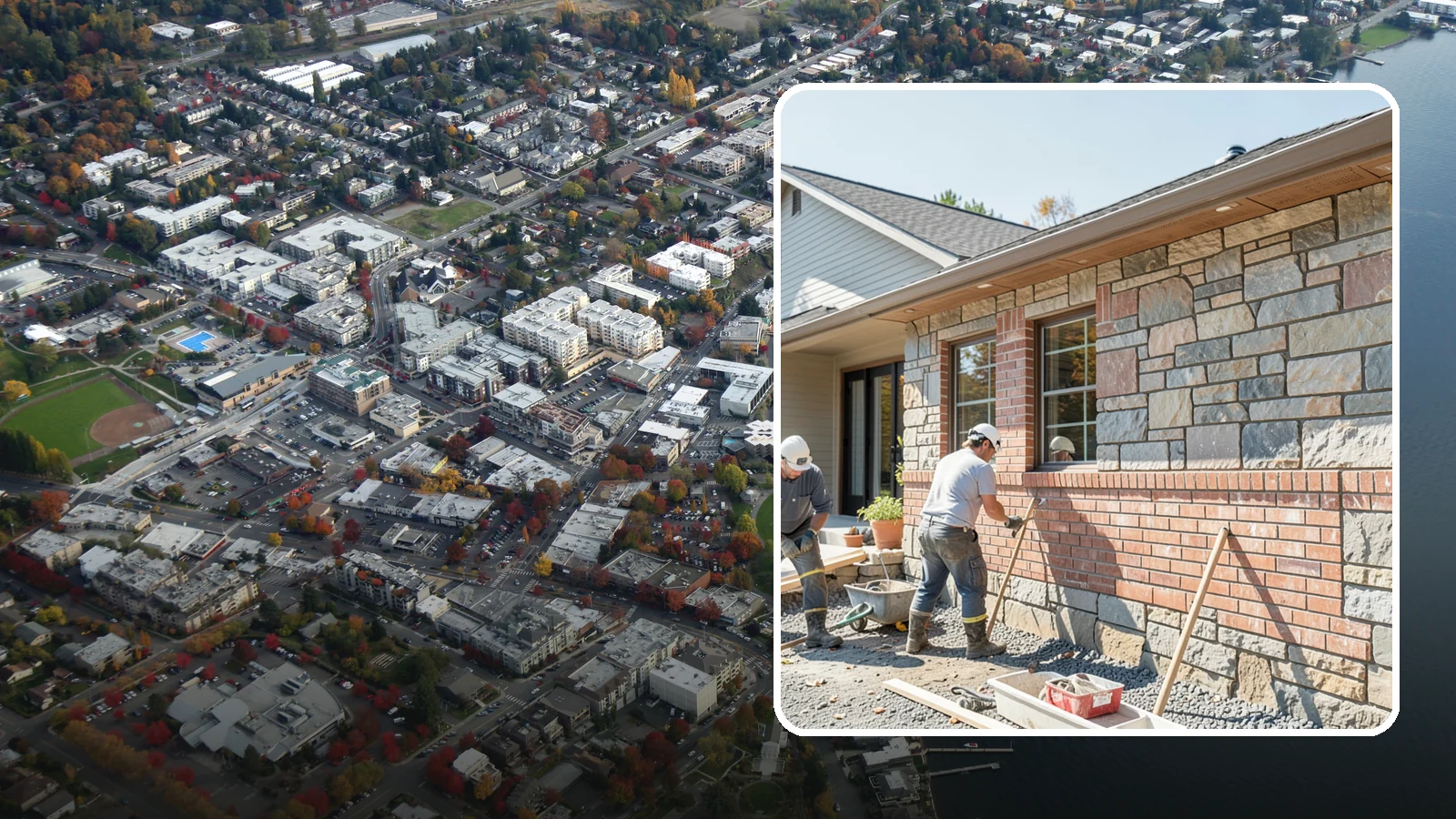 Stone Masonry in Kirkland, King County, WA - Natural stone masonry that brings timeless texture to walls and features while withstanding PNW moisture.