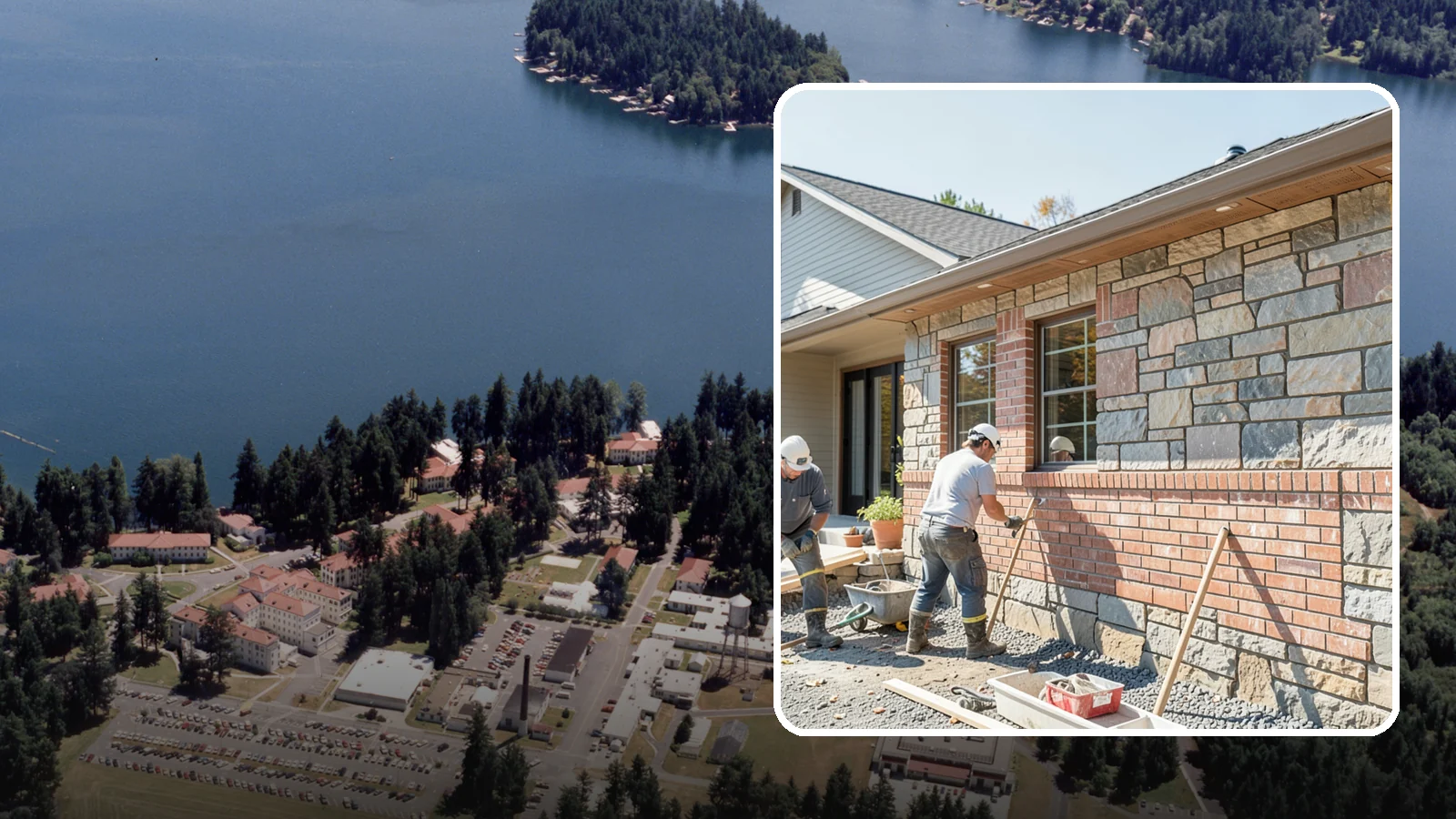 Stone Masonry in Lakewood, Pierce County, WA - Natural stone masonry that brings timeless texture to walls and features while withstanding PNW moisture.