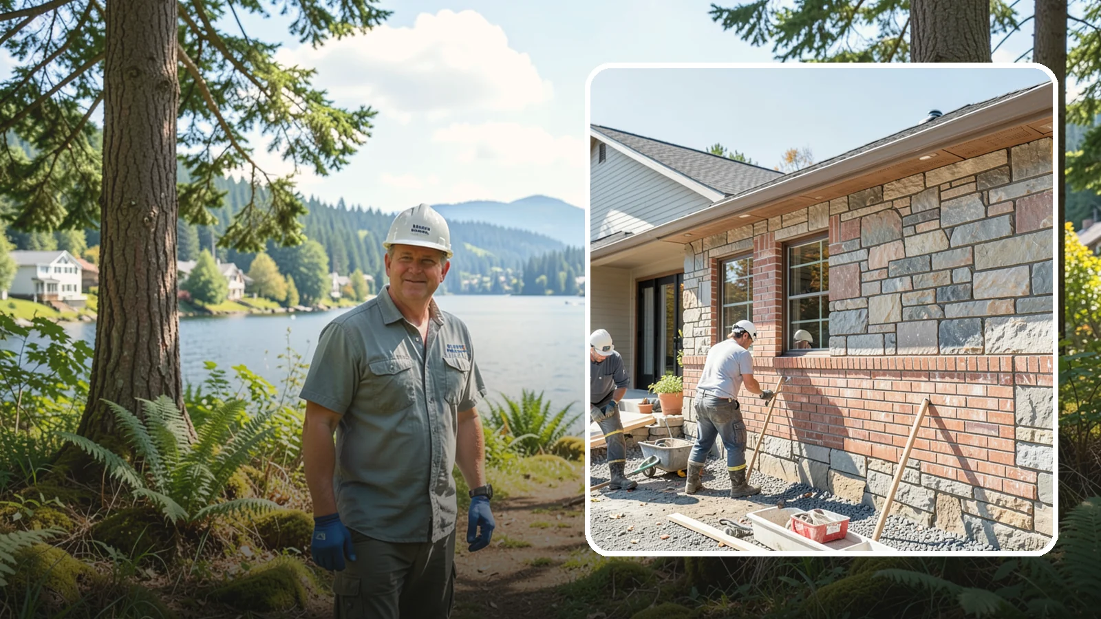 Stone Masonry in Milton, King County, WA - Natural stone masonry that brings timeless texture to walls and features while withstanding PNW moisture.