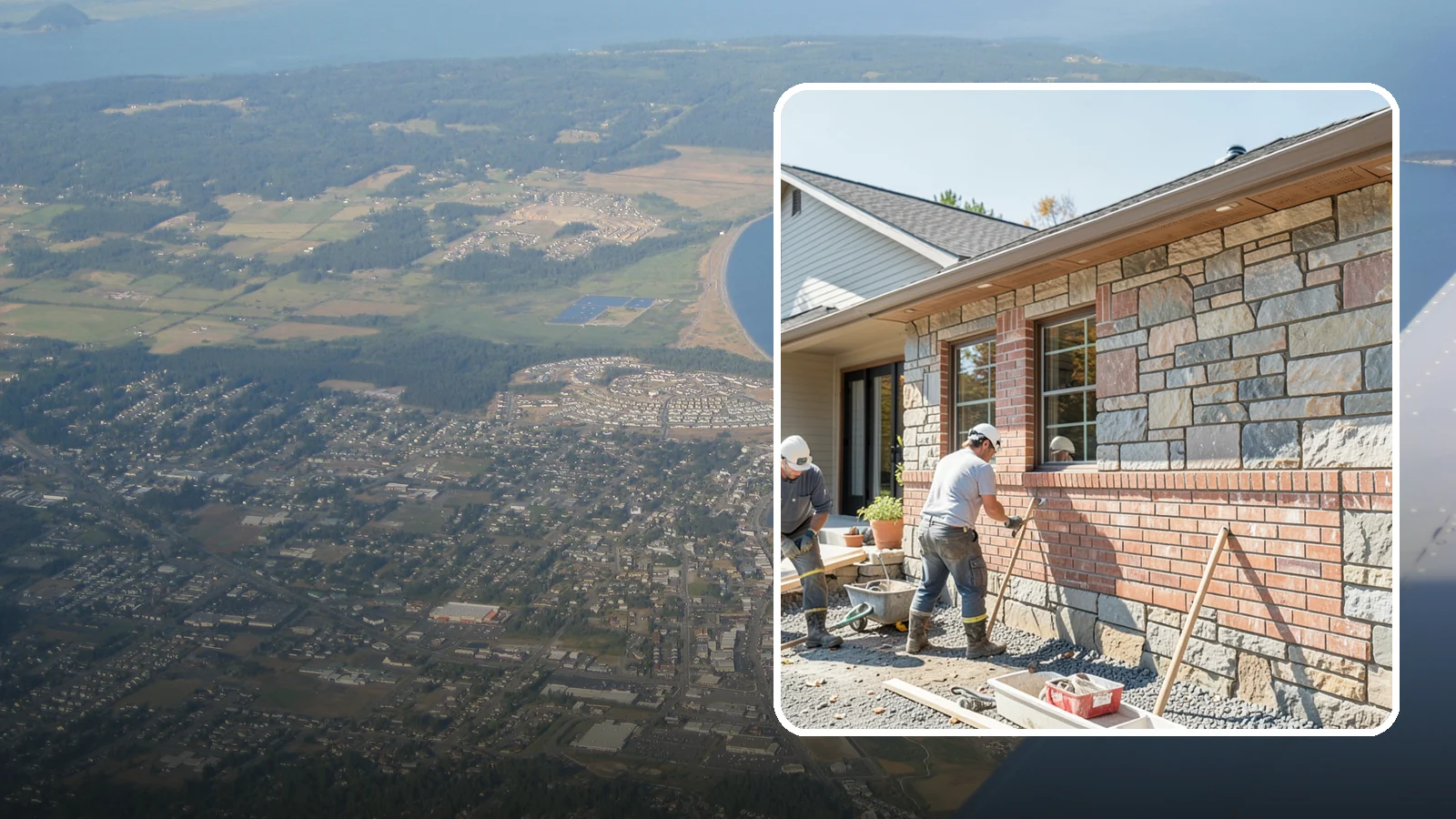 Stone Masonry in Oak Harbor, Island County, WA - Natural stone masonry that brings timeless texture to walls and features while withstanding PNW moisture.